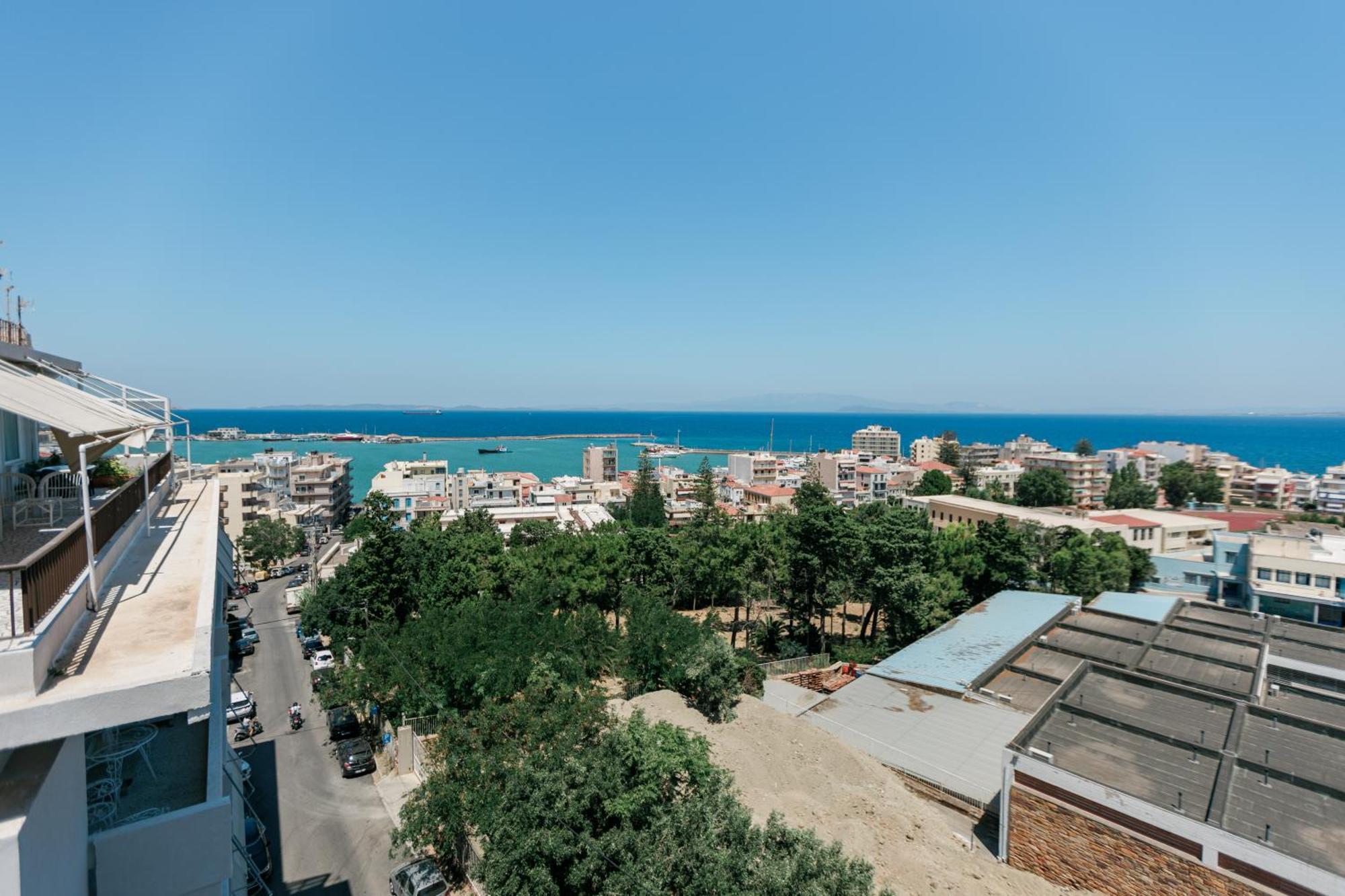 Panoramic Penthouse Apartamento Quios Exterior foto