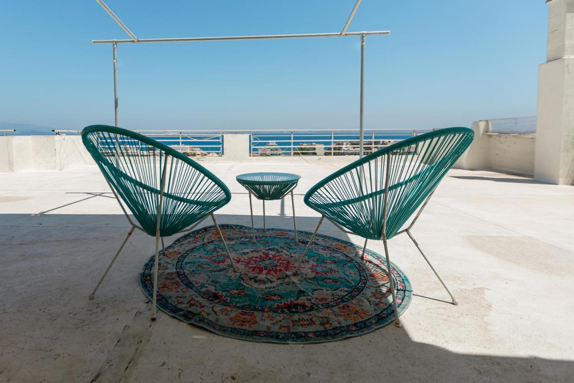 Panoramic Penthouse Apartamento Quios Exterior foto
